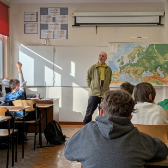 Spotkanie z panem Mariuszem, miłośnikiem podróży